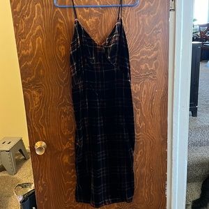 J Crew velvet midi dress
